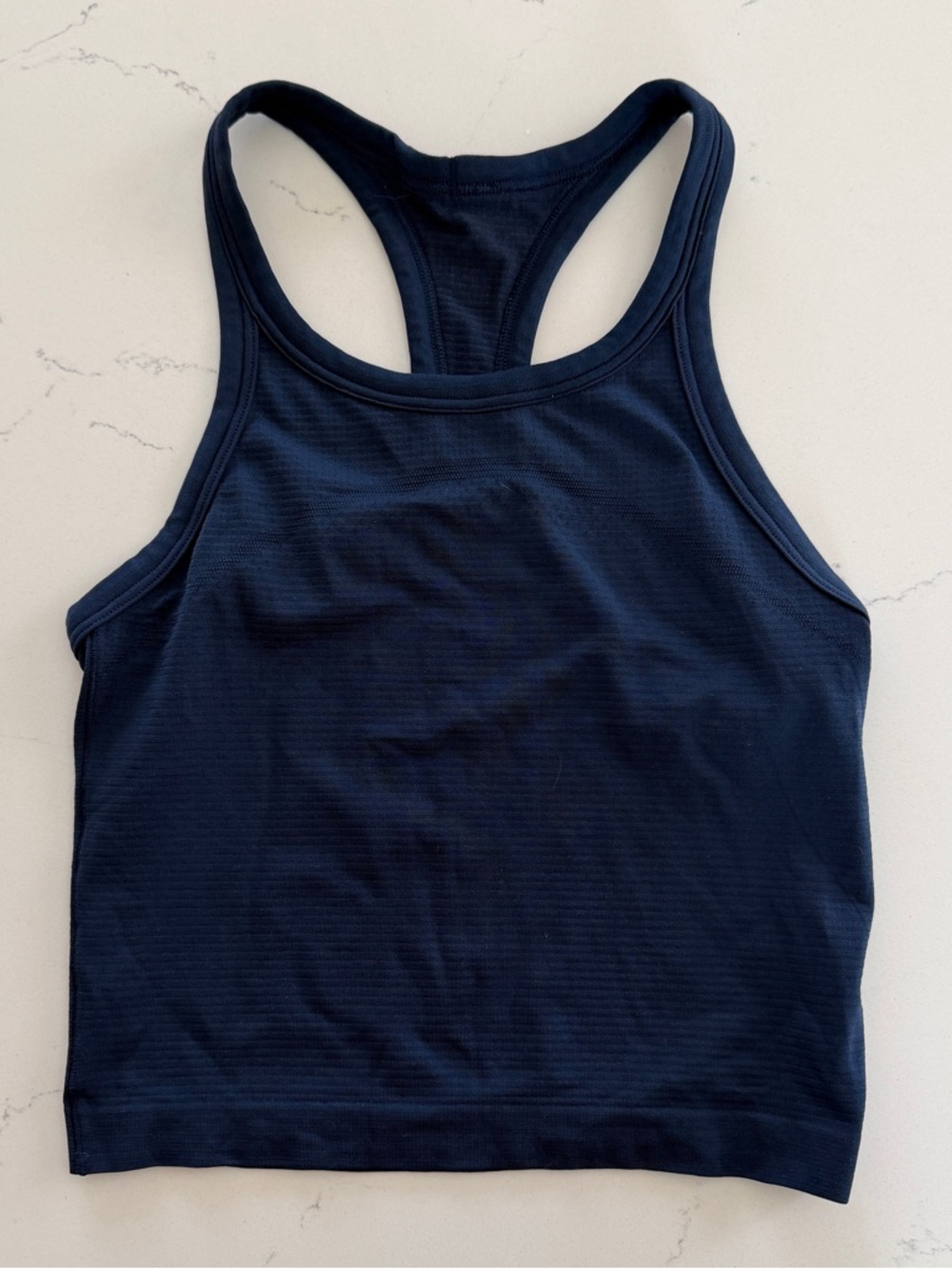 Lululemon | Navy cropped swift tank